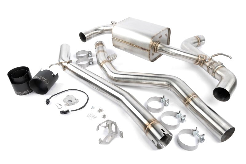 Dinan 20-26 Toyota GR Supra (A90/A91) 3.0T Valved Catback Exhaust System - Black Tips