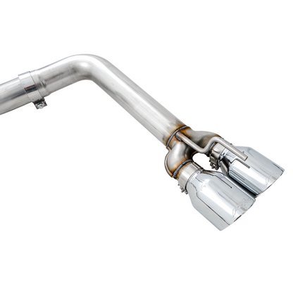 AWE Tuning 2015+ Dodge Challenger 6.4L/6.2L SC Track Edition Exhaust - Quad Chrome Silver Tips