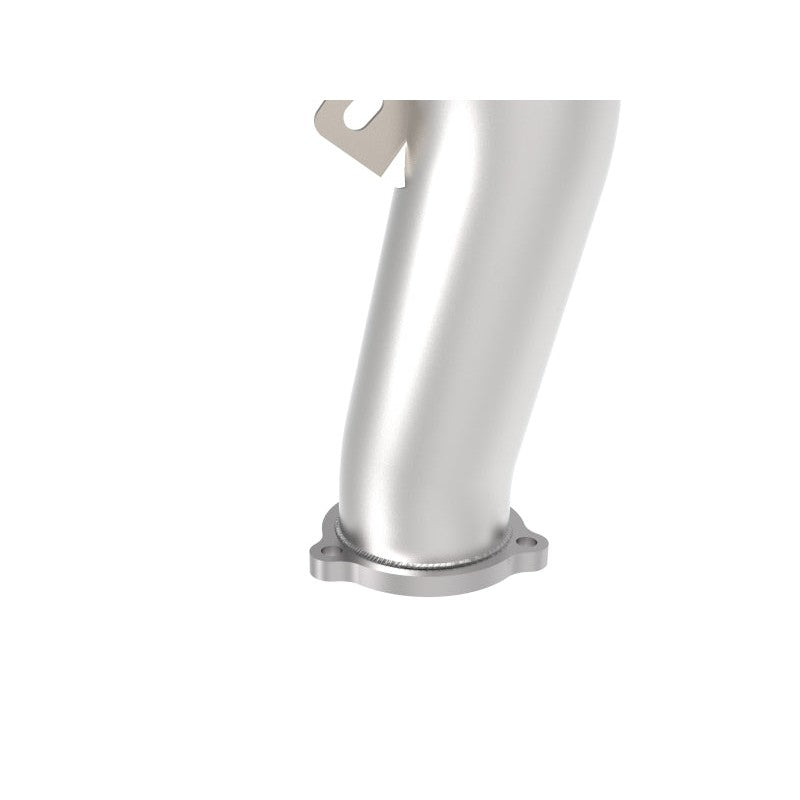 aFe Twisted Steel 3in. Downpipe - 304 Stainless w/ Cat - 09-16 Audi A4