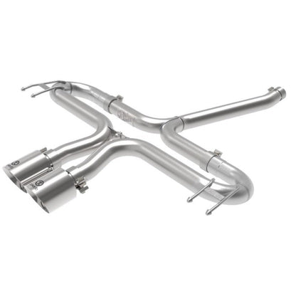 aFe Takeda 2-1/2in 304 SS Axle-Back Exhaust w/Polished Tips 17-20 Honda Civic Sport L4-1.5L (t)
