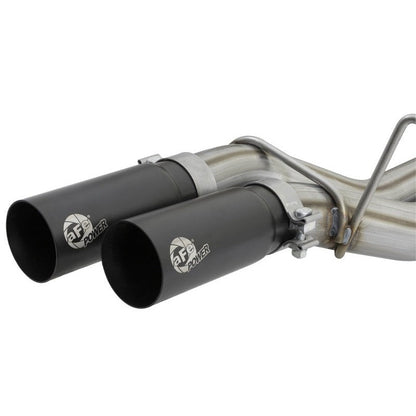 aFe POWER Rebel Series 3in 409 SS Cat Back Exhaust w/ Black Tips 17 Ford F-150 Raptor V6-3.5L