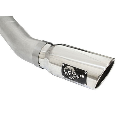 aFe Atlas Exhausts 4in Cat-Back Aluminized Steel Exhaust 2015 Ford F-150 V6 3.5L (tt) Polished Tip