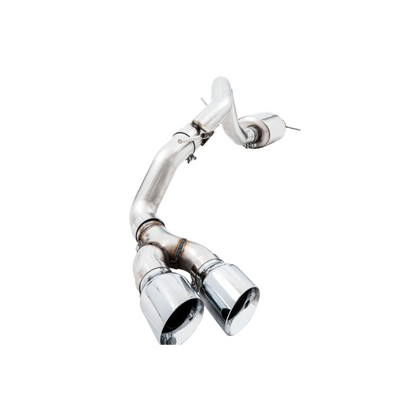 AWE Tuning 2019+ Ford Ranger 0FG Performance Exhaust System w/Chrome Silver Tips & Bash Guard
