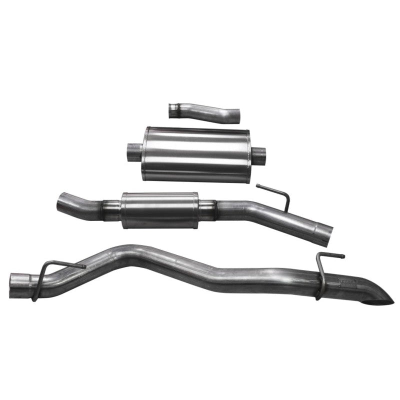 Corsa 2020 Jeep Gladiator JT 3.0in Cat-Back Touring Single Side Exit w/ Turn Down Tip