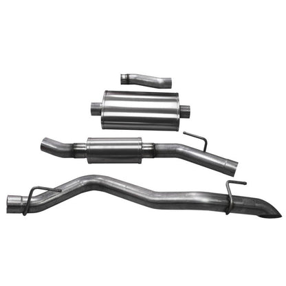 Corsa 2020 Jeep Gladiator JT 3.0in Cat-Back Touring Single Side Exit w/ Turn Down Tip