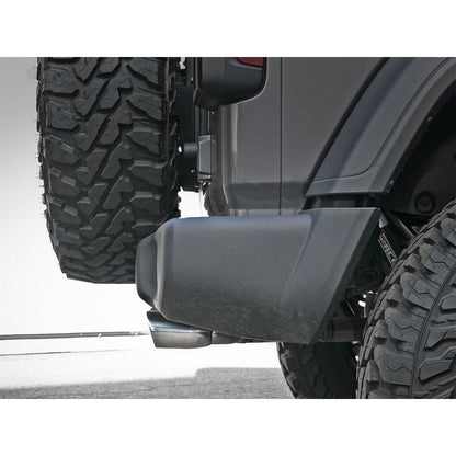 aFe Rebel Series 2.5in. 304 SS C/B Exhaust System 2018 Jeep Wrangler (JL) V6-3.6L - Polished Tip