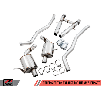 AWE Tuning 2020 Jeep Grand Cherokee SRT Touring Edition Exhaust - Chrome Silver Tips