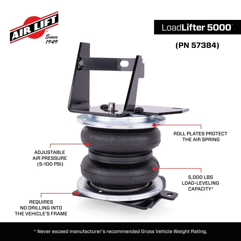 Air Lift Performance 2025 Toyota 4Runner 4WD LoadLifter 5000 Air Spring Kit