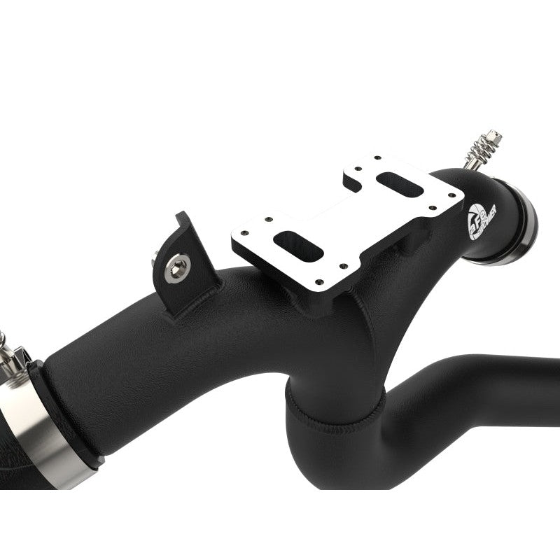 aFe Kia Stinger 18-22 V6-3.3L (tt) BladeRunner Hot Charge Pipe- Black
