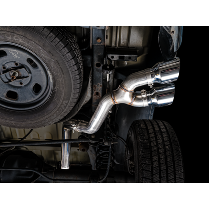 AWE Tuning 09-18 RAM 1500 5.7L (w/o Cutouts) 0FG Single Side Exit Cat-Back Exhaust - Chrome Tips