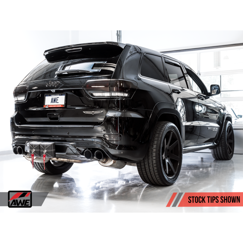 AWE Tuning 2020 Jeep Grand Cherokee SRT/Trackhawk Touring Edition Exhaust - Use w/Stock Tips