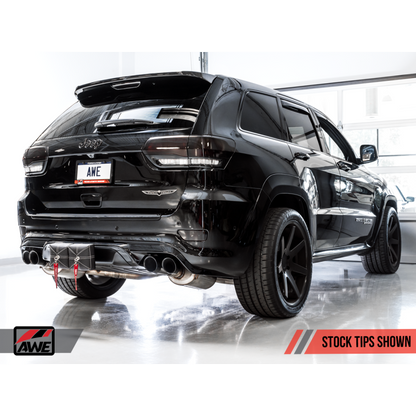 AWE Tuning 2020 Jeep Grand Cherokee SRT/Trackhawk Touring Edition Exhaust - Use w/Stock Tips