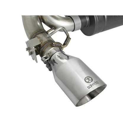 aFe Takeda 3in 304 SS Axle-Back Exhaust System w/ Polished Tip 16-18 Ford Focus RS 2.3L (t)