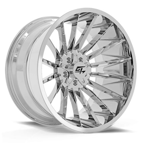 GT Off-Road Stark Chrome Chrome 24x12 -44 8x165.1|8x180mm 125.2mm