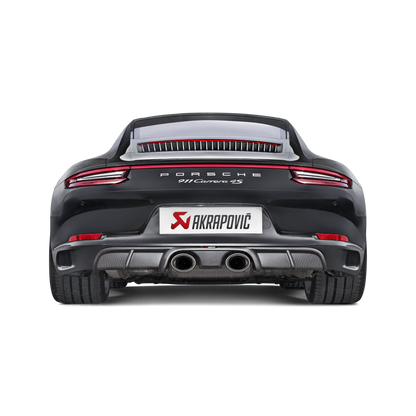 Akrapovič Slip-On Line Exhaust (Titanium) w/Titanium Tips - 2016-2019 Porsche 911 Carrera S/4/4S/GTS (991.2)