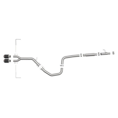 aFe Takeda Exhaust Cat-Back 19-20 Hyundai Veloster 304SS Carbon Fiber Dual Tips Exhaust
