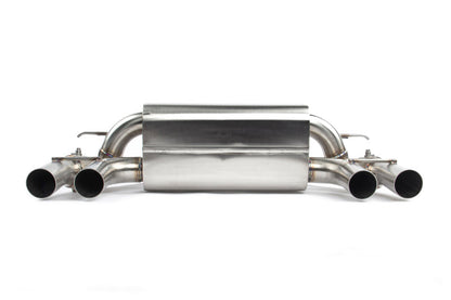 Dinan 19-21 BMW M2 Competition (F87) Free Flow Axleback Exhaust System w/X-Pipe - Black Tips