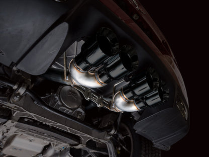 AWE Tuning 05-07 C6 Chevrolet Corvette 6.0L Track Edition Axleback Exhaust w/ Diamond Black Tips