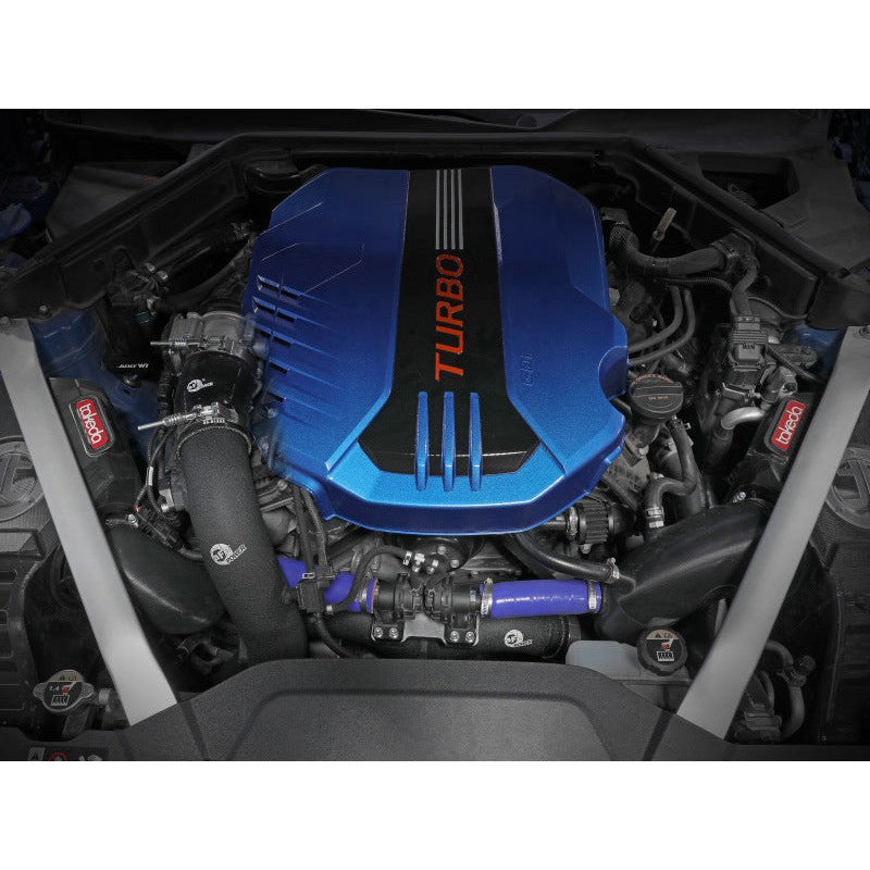 aFe Kia Stinger 18-22 V6-3.3L (tt) BladeRunner Hot Charge Pipe- Black