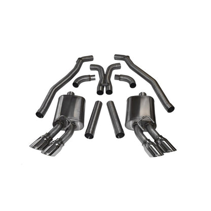 Corsa 12-13 Chevrolet Camaro Coupe ZL1 6.2L V8 Polished Sport Cat-Back + XO Exhaust