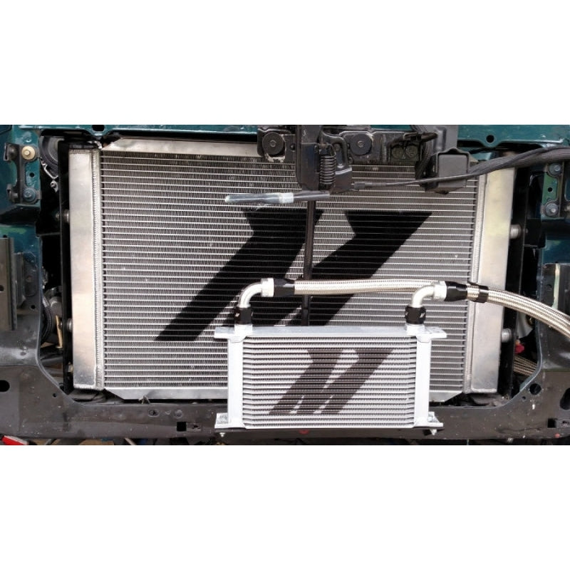Mishimoto Universal 10 Row Oil Cooler Kit (Metal Braided Lines)