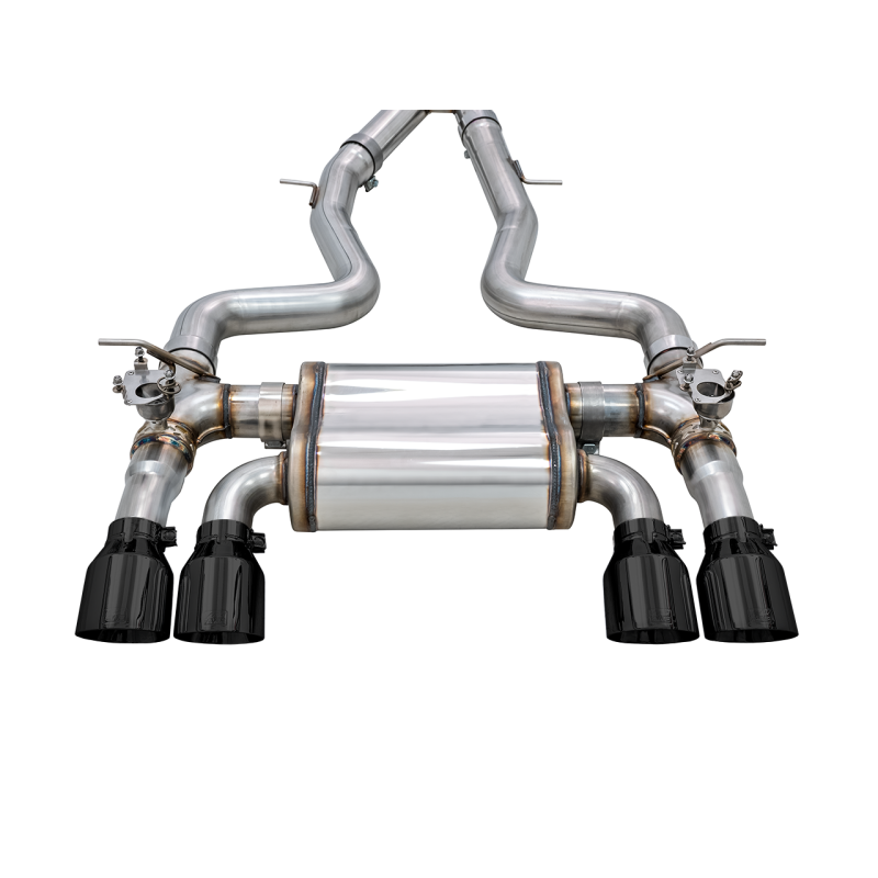 AWE Tuning BMW F8X M3/M4 Track Edition Catback Exhaust - Diamond Black Tips