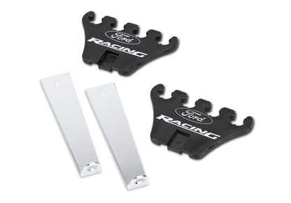 Ford Racing Logo Wire Loom Chrome Base/Black