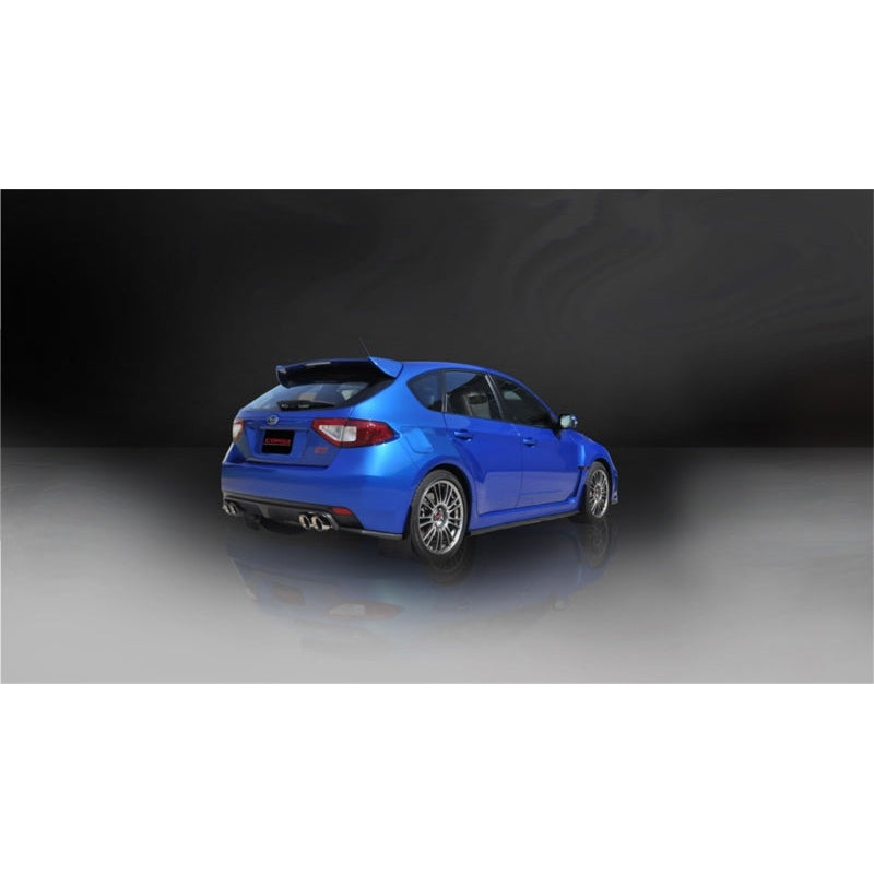 Corsa 08-13 Subaru Impreza Hatchback STI 2.5L Turbo Manual Polished Sport Cat-Back Exhaust