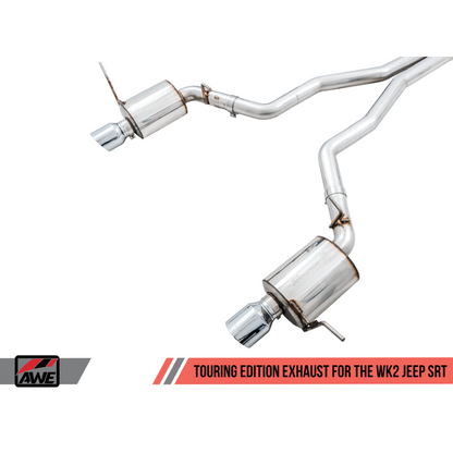 AWE Tuning 2020 Jeep Grand Cherokee SRT Touring Edition Exhaust - Chrome Silver Tips