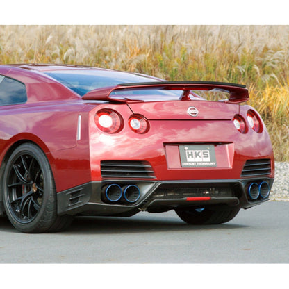 HKS Racing Muffler Exhaust w/ Silencer - Nissan R35 GT-R
