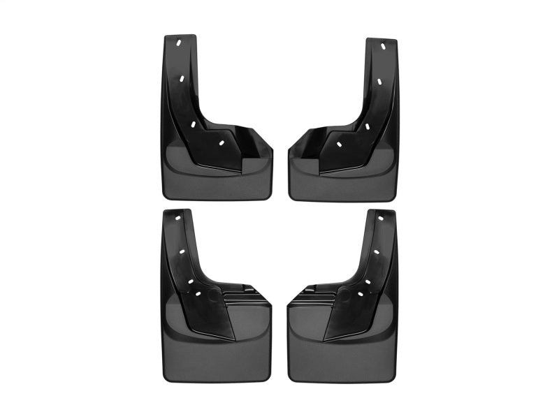 WeatherTech 19-23 Dodge Ram 1500 (Vehicles w/FF Lip Molding) No Drill Mudflaps - Black