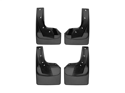 WeatherTech 19-23 Dodge Ram 1500 (Vehicles w/FF Lip Molding) No Drill Mudflaps - Black