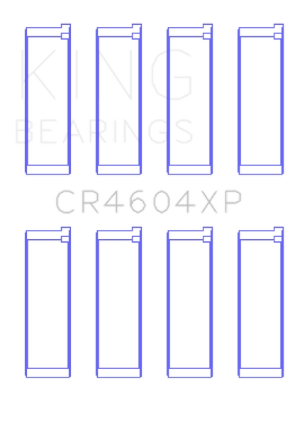 King 07-09 Mazdaspeed 3 L3-VDT MZR DISI (t) Duratec High Performance Rod Bearing Set - Size STD