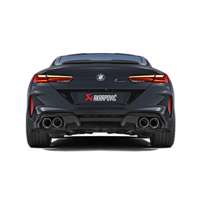 Akrapovič Evolution Line Catback Exhaust (Titanium) w/Carbon Tips - 2020+ BMW M8/M8 Competition (F91/F92)