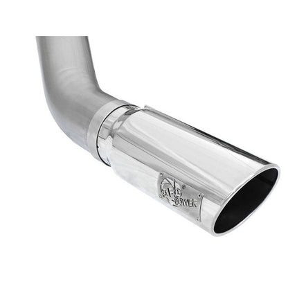 aFe MACHForce XP Exhaust Large Bore 5in DPF-Back Alu. 13-15 Dodge Trucks L6-6.7L (td) *Polish Tip
