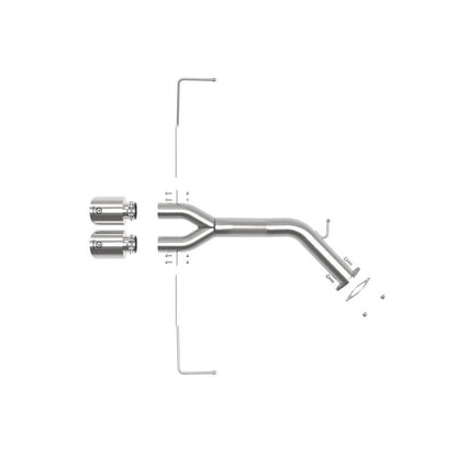 aFe Takeda 3in-2.5in 304 SS Axle-Back Exhaust w/Polished Tip 19-20 Hyundai Veloster I4-1.6L(t)