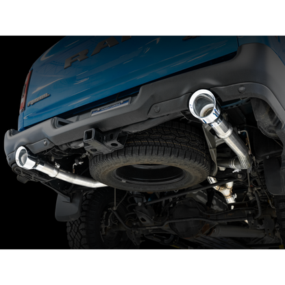 AWE Tuning 19-21 RAM 1500 5.7L (w/Cutouts) 0FG Dual Rear Exit Cat-Back Exhaust - Chrome Silver Tips