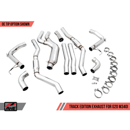 AWE Tuning 2019+ BMW M340i (G20) Non-Resonated Touring Edition Exhaust (Use OE Tips)