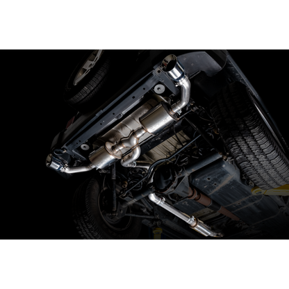 AWE Tuning 07-18 Jeep Wrangler JK/JKU 3.6L Tread Edition Axle-Back Dual Exhaust - Chrome Silver Tips