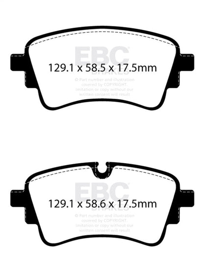 EBC 2020+ Audi A4 B9 2.0T Yellowstuff Rear Brake Pads