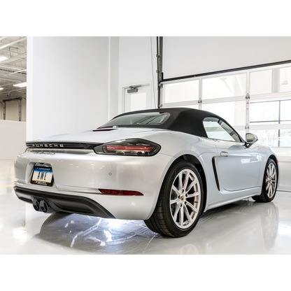 AWE Tuning Porsche 718 Boxster / Cayman Track Edition Exhaust - Diamond Black Tips
