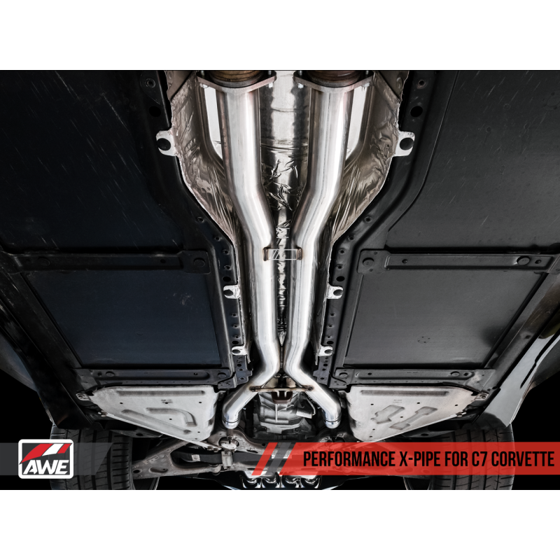 AWE Tuning 14-19 Chevy Corvette C7 Z06/ZR1 (w/o AFM) Touring Edition Axle-Back Exhaust w/Chrome Tips