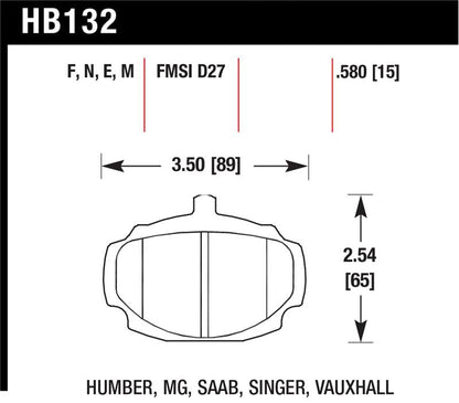 Hawk HP+ Street Brake Pads