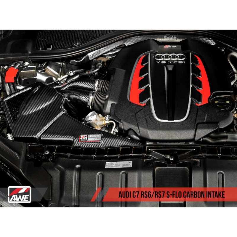 AWE Tuning Audi C7 RS6 / RS7 4.0T S-FLO Carbon Intake V2