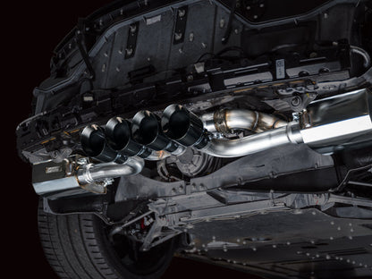 AWE Tuning 2023 C8 Corvette Z06 SwitchPath Cat-Back Exhaust - Diamond Black Tips
