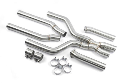 Dinan 24-26 BMW X5 M LCI/X6 M LCI (F95/F96) High Flow X-Pipe Exhaust - 3.25in - Stainless Steel