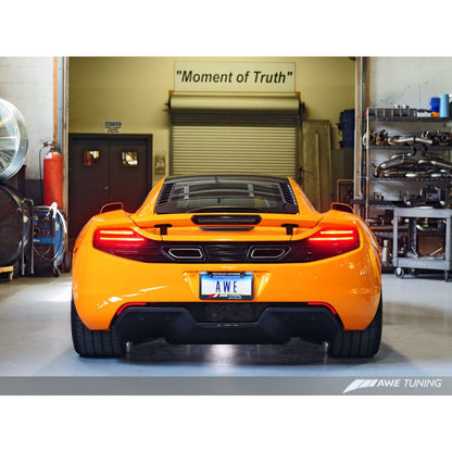 AWE Tuning McLaren MP4-12C Performance Exhaust - Machined Tips