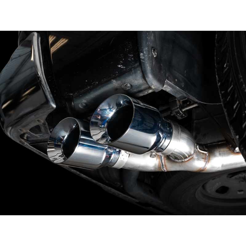 AWE Tuning 09-18 RAM 1500 5.7L (w/Cutouts) 0FG Dual Rear Exit Cat-Back Exhaust - Chrome Silver Tips