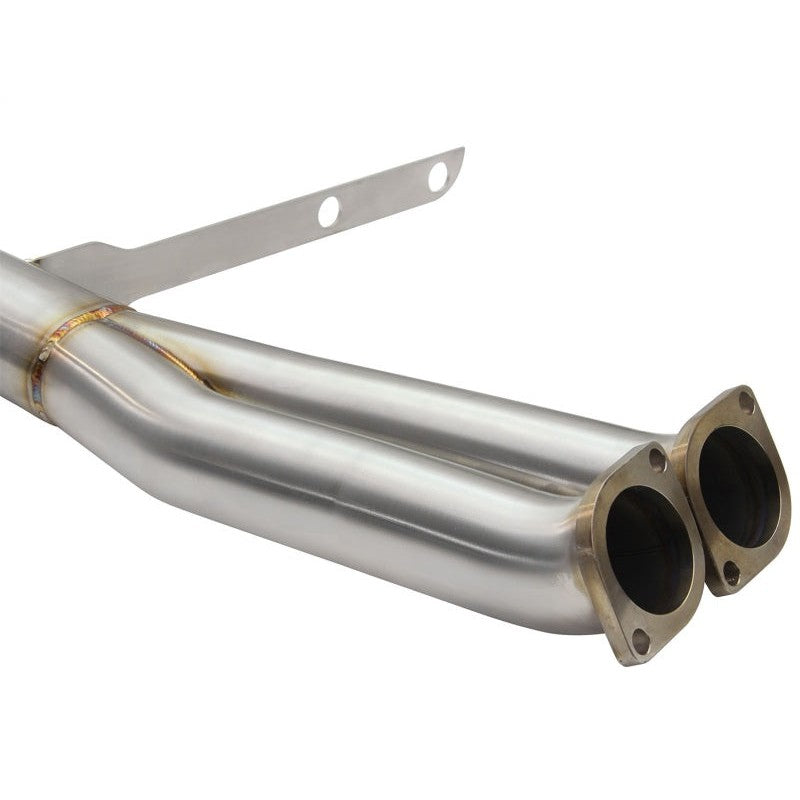 aFe MACHForce XP SS-304 Black Tip 3.0in-2.5in Dia Cat Back Exhaust 11-13 BMW 335i (E90/E92) 3.0L