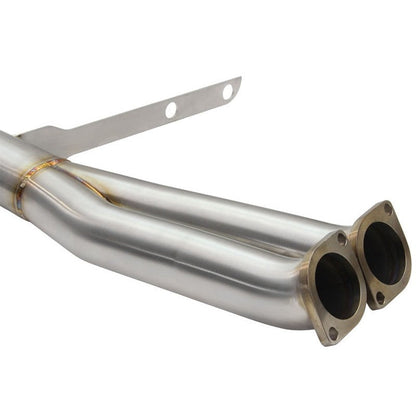 aFe MACHForce XP SS-304 Polish Tip 3.0in-2.5in Dia Cat Back Exhaust 11-13 BMW 335i (E90/E92) 3.0L